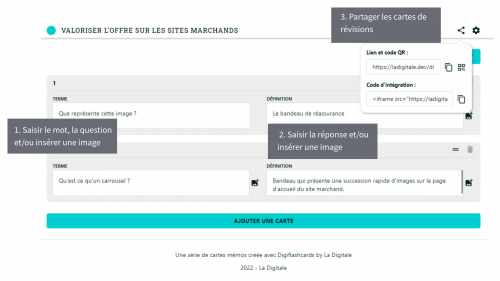 Créer des cartes mémoires en quelques clics {JPEG}